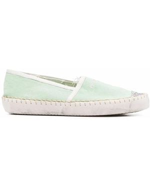 Philippe Model Marseille Espadrilles Met Glitter - Wit