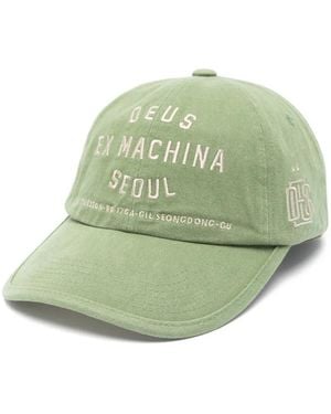 Deus Ex Machina Baseballkappe Mit Logo-Stickerei - Grün