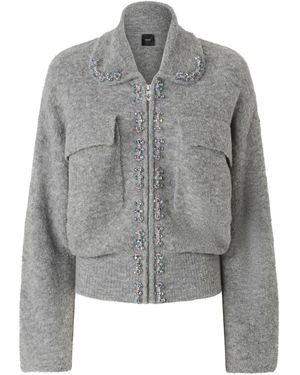 Pinko Embellished Jacket - Gray
