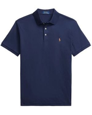 Polo Ralph Lauren Logo-Embroidered Polo Shirt - Blue