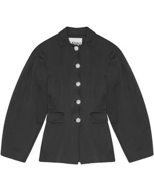 Ganni Light Jackets - Black