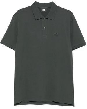 C.P. Company Poloshirt mit Logo-Stickerei - Grün