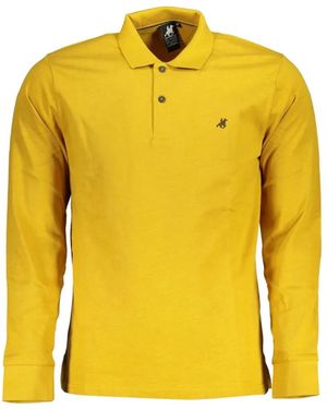 U.S. Grand Long-Sleeve Polo Shirt - Yellow