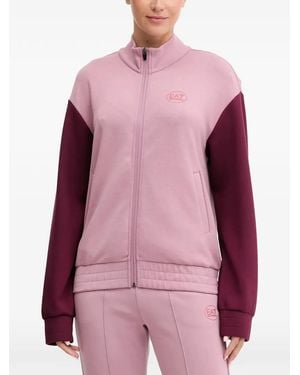 EA7 Tennis Pro Zip-Up Logo Tracksuit - Pink