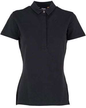 K-Way Short-Sleeve Polo Shirt - Black