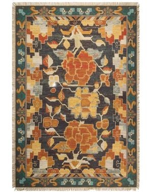 Pierre Louis Mascia Foulard Aloeuw En Soie - Metallic