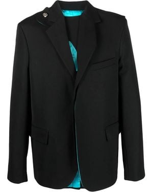 BOTTER Concealed-Front Fastening Blazer - Black