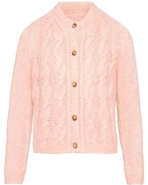 Maison Margiela ケーブルニット カーディガン - ピンク