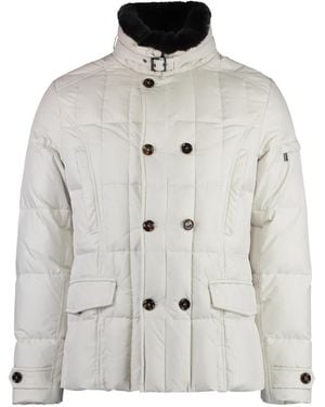 Moorer Siro Fur-Collar Down Jacket - White