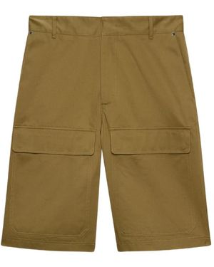 MSGM Cargo-Pocket Shorts - Green