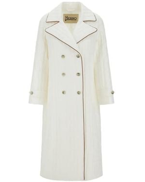 Herno Cappotto Doppiopetto - Bianco