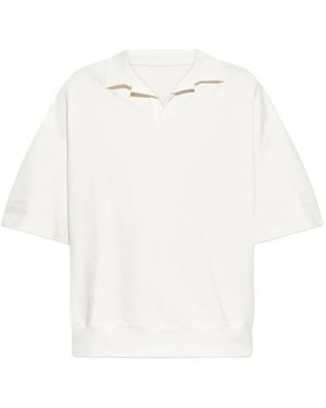 Hanro Short-Sleeve Polo Shirt - White