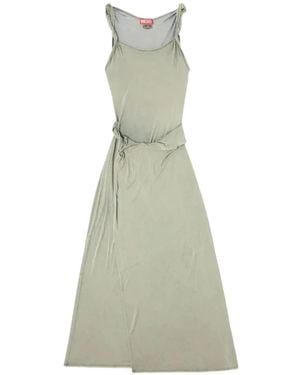 DIESEL D-Estiga-S1 Twisted-Strap Maxi Dress - Green