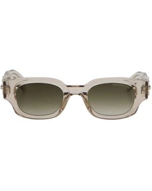 Cutler and Gross Logo-Plaque Sunglasses - Multicolour