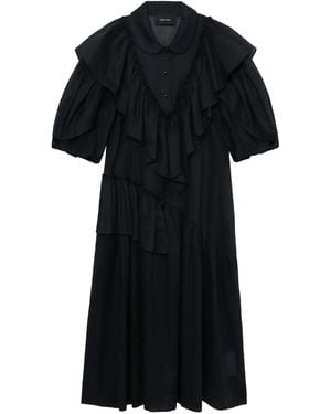 Simone Rocha Cotton-Blend Dress - Black