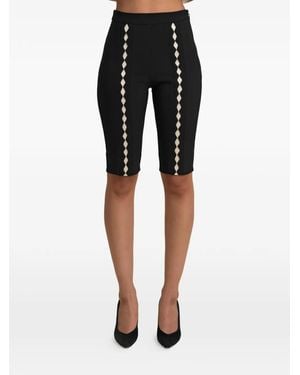 Contessa Mills Leo Diamond-Cutout Jumpsuit - Black