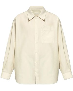Lemaire Camisa de manga larga - Blanco