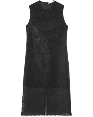 Cecilie Bahnsen Devin Windflower-Embellished Midi Dress - Black