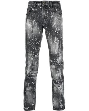 DIESEL Distressed Skinny Jeans - Grey
