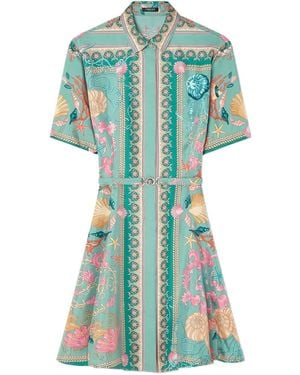 Versace Silk Dress - Green