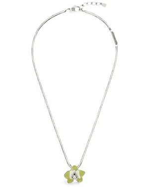 Givenchy Flower Orchid Necklace - White