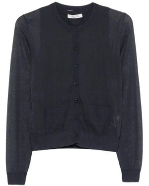 Dorothee Schumacher Ensemble Haut-Cardigan En Maille Transparente - Blue