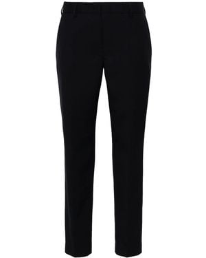 Paul Smith Pressed-Crease Wool Trousers - Blue