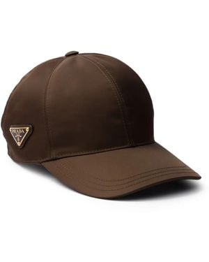 Prada Re-Nylon Baseball Cap - Brown