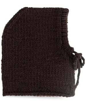 Casey Casey Camille Chunky-Knit Hat - Black