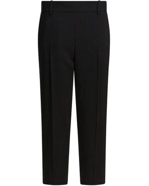 KHAITE Pressed-Crease Trousers - Black