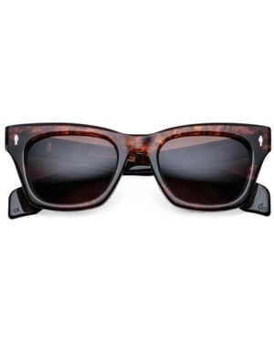 Jacques Marie Mage Dealan Square-Frame Sunglasses - Black