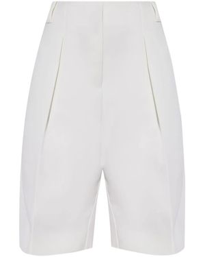Jacquemus Les Sculpturesコレクション ホワイト Le Bermuda Ovalo ショートパンツ