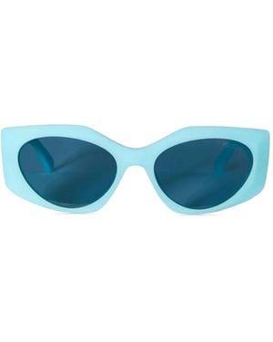 PUCCI Occhiali Da Sole Geometrici Con Logo - Blu