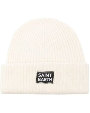 MC2 Saint Barth Berry Beanie Hat - White