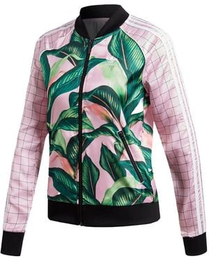 adidas Floral Check Sweatshirt - Green