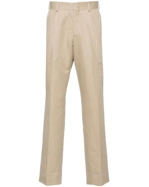 Brioni Mid-Rise Tailored Pants - Natural