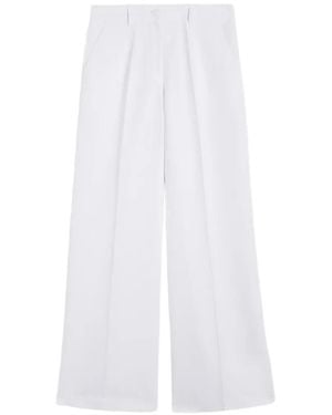 Aspesi Wide-Leg Trousers - White