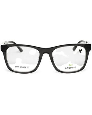 Lacoste Rectangle-Frame Glasses - Black