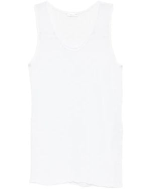 Roberto Collina Knitted Tank Top - White