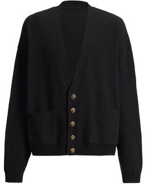 Balmain Strickjacke Aus Bio-Kaschmir - Schwarz