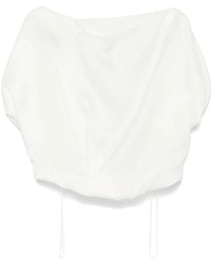 KHAITE Niles Blouse - White