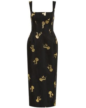 Rebecca Vallance Mariya Midi Dress - Black