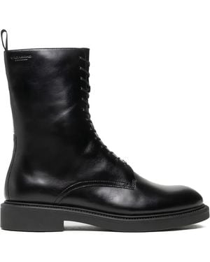 Vagabond Shoemakers Alex Lace-Up Platform Boots - Black