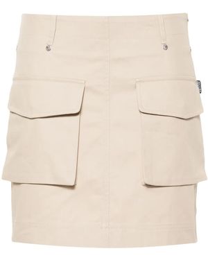 Moschino Cargo-Pockets Miniskirt - Natural