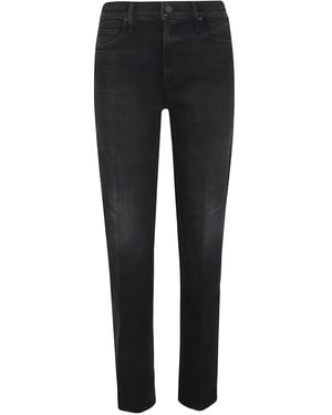 Mother Slim-Leg Jeans - Black