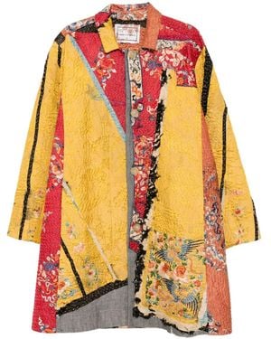 By Walid Silk Coat - Orange
