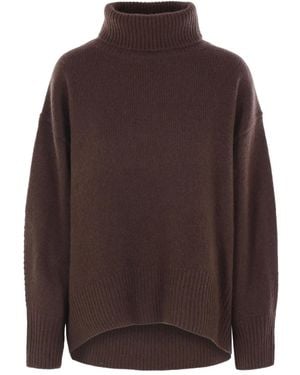 arch4 Turtleneck long-sleeve sweater - Marrón
