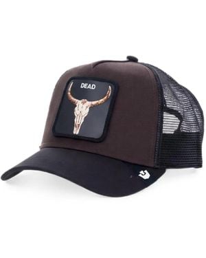 Goorin Bros Mesh-Panelled Logo-Patch Cap - Blue