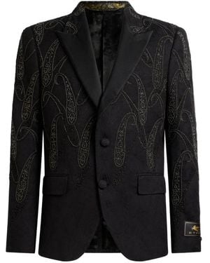 Etro Veste À Motif Cachemire - Noir