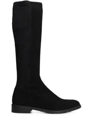 Julie Dee Botas Altas Con Cremallera Lateral - Negro